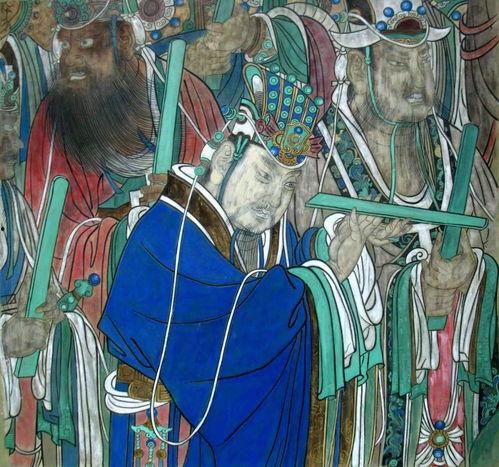 永乐宫道士吃瓜,瓜果飘香话养生